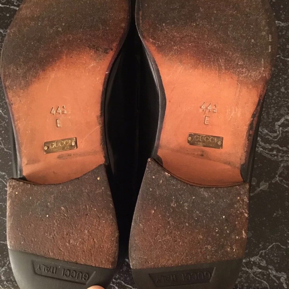 Gucci Black leather horsebit loafers Size 44 1/2 - Picture 6 of 6